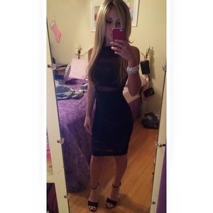 Black Bebe Dress! Barely Worn!